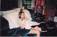  [ Anson and Mom first day home ] 